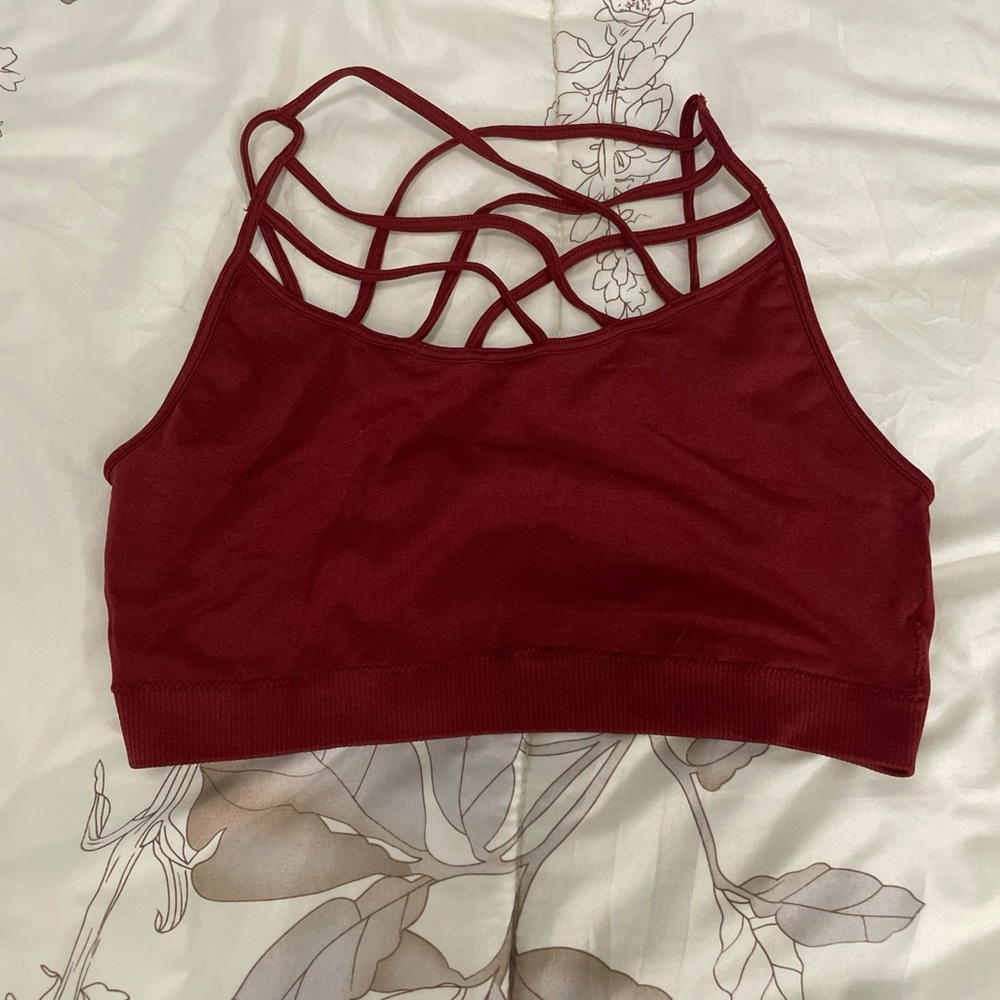 Maroon Bralette